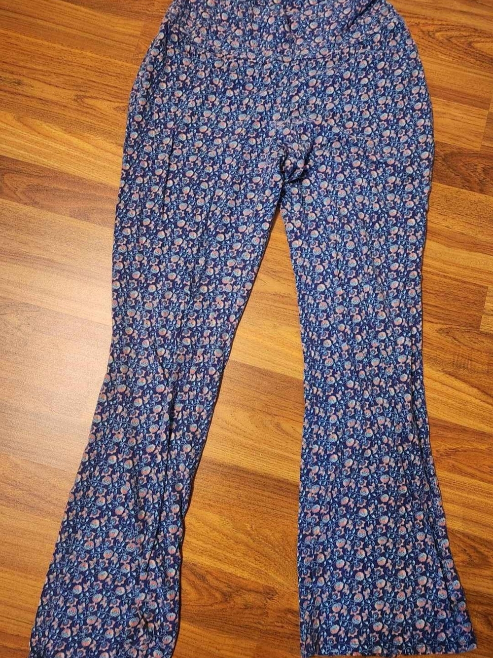 Motherhood Blue Floral Maternity Pants